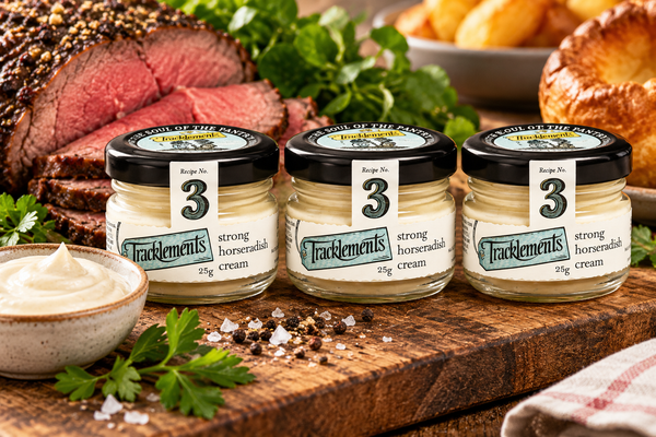 Tracklements Strong Horseradish Cream Mini 25g - Pack of 3