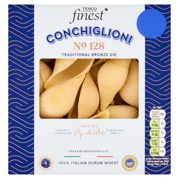 TESCO FINEST CONCHIGLIONI 375G