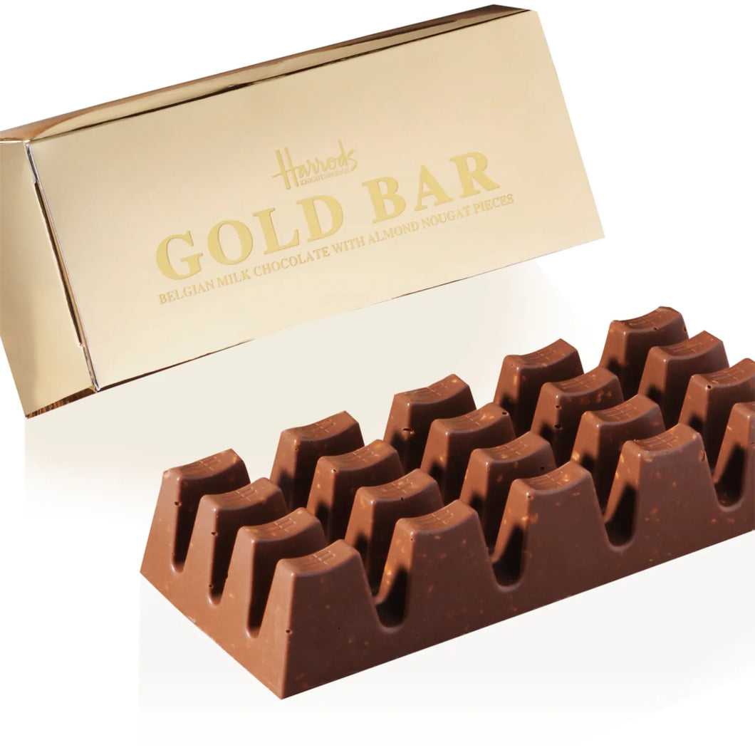 Harrods Chocolate Gold Bar 300g