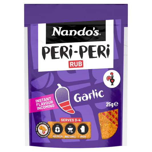 Nando's Garlic Peri Peri Rub Medium, 25g