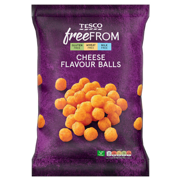 Tesco Free From Cheese Balls Snacks, 150g