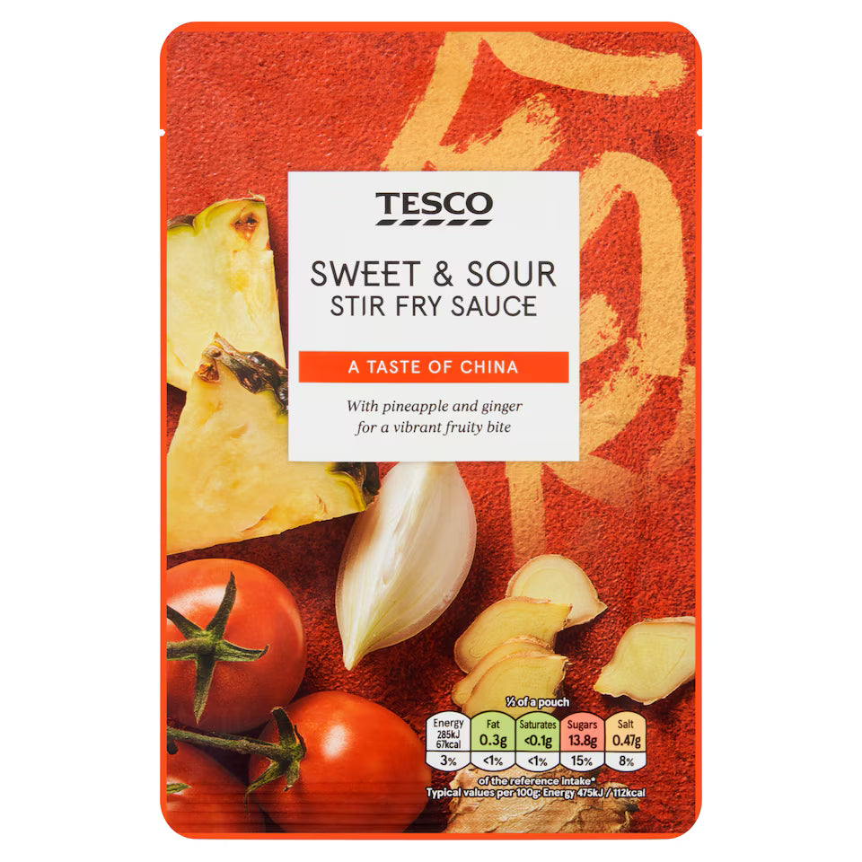Tesco Sweet & Sour Stir Fry Sauce, 120g