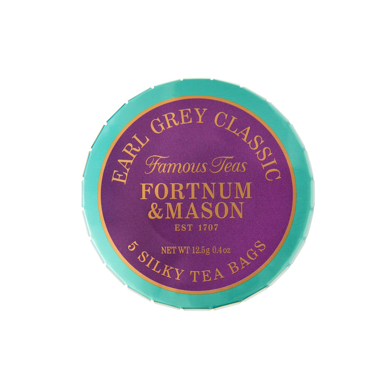 Fortnum & Mason Earl Grey Pocket Tin 5 Silky Tea Bags