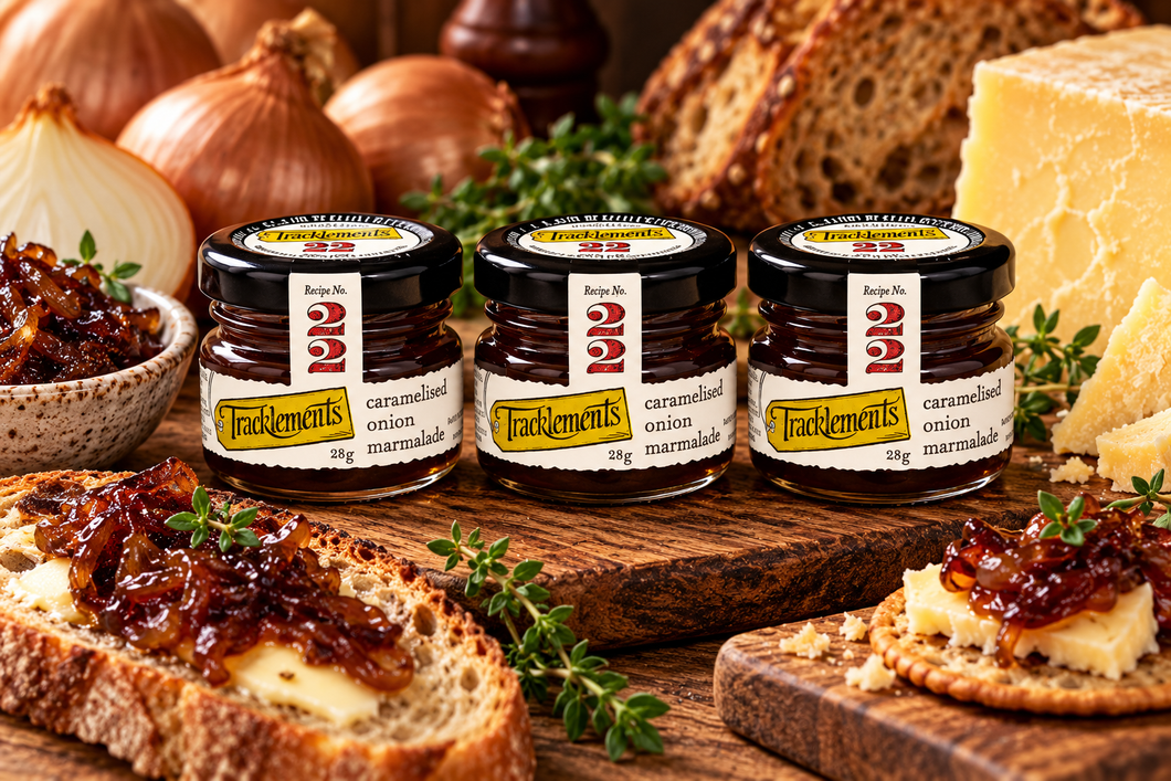 Tracklements Caramelised Onion Marmalade Mini 28g - Pack of 3