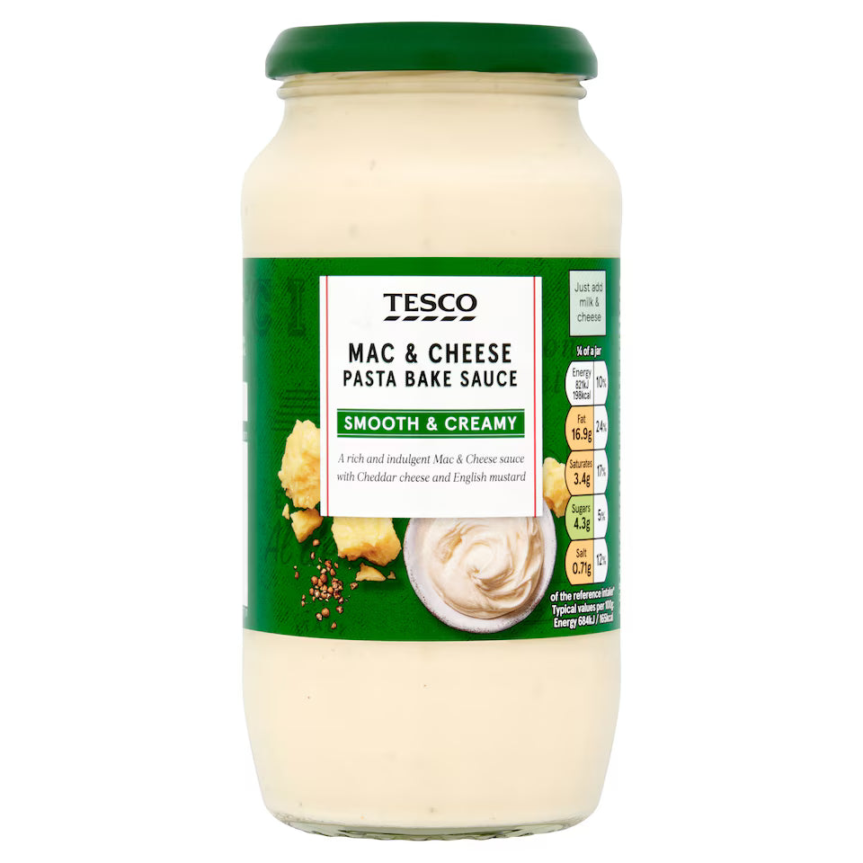 Tesco Mac & Cheese Sauce, 480g