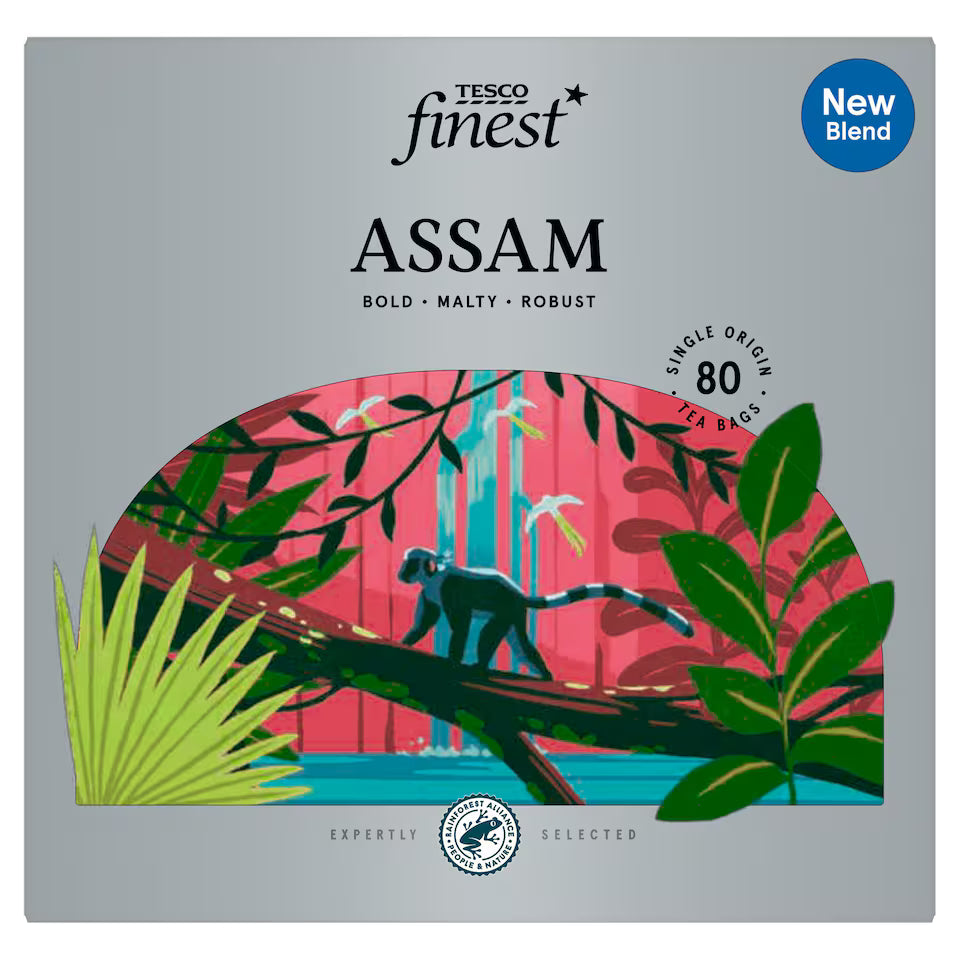 Tesco Finest 80 Assam Tea Bags 250g