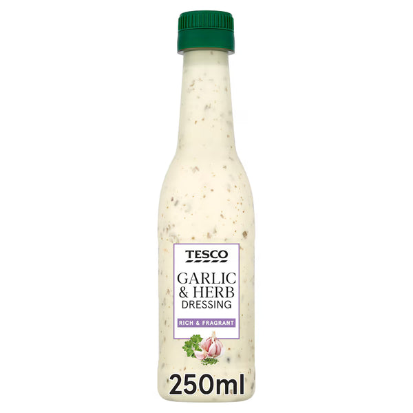 Tesco Garlic And Herb Dressing, 250ml