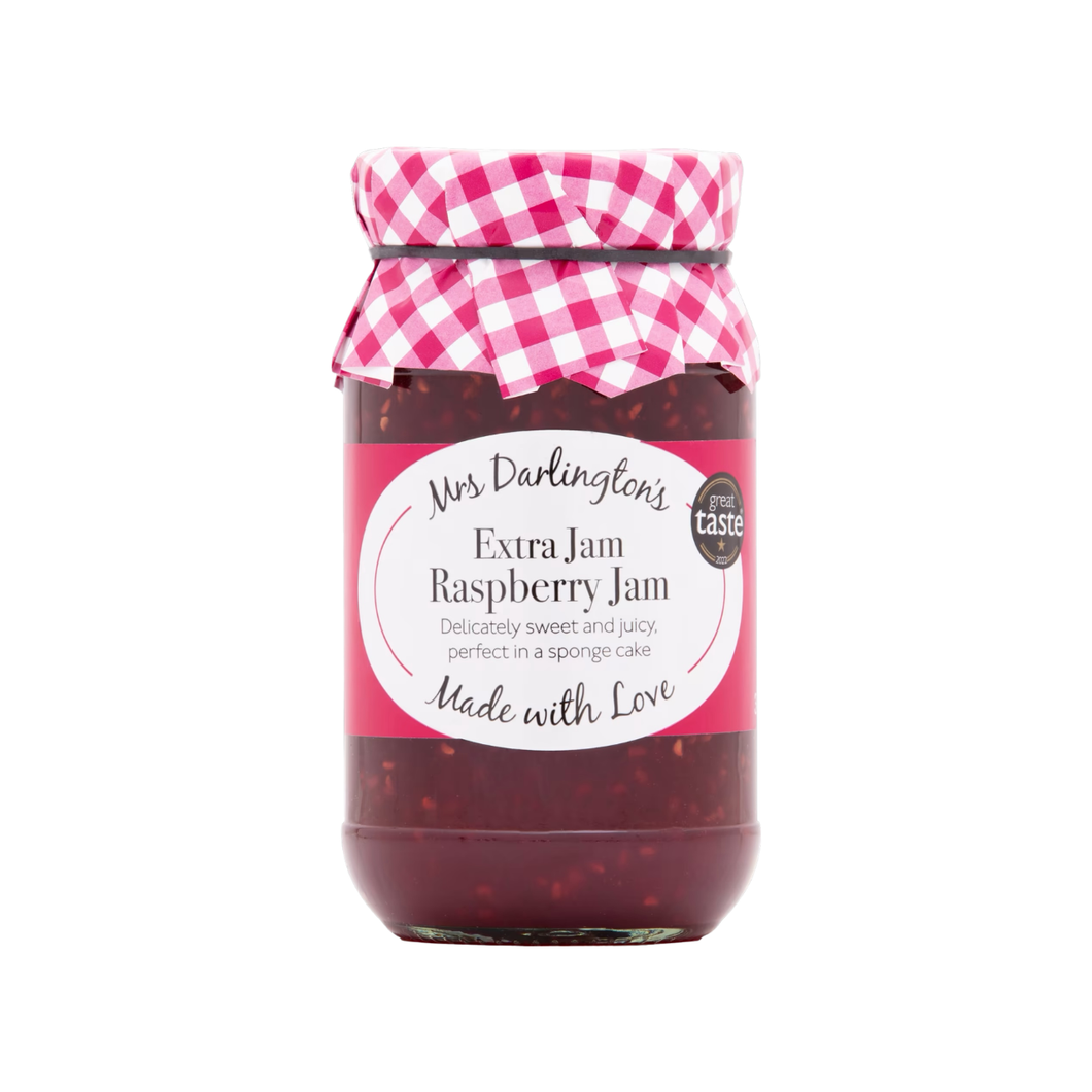 Mrs Darlington's Extra Jam Raspberry 340g