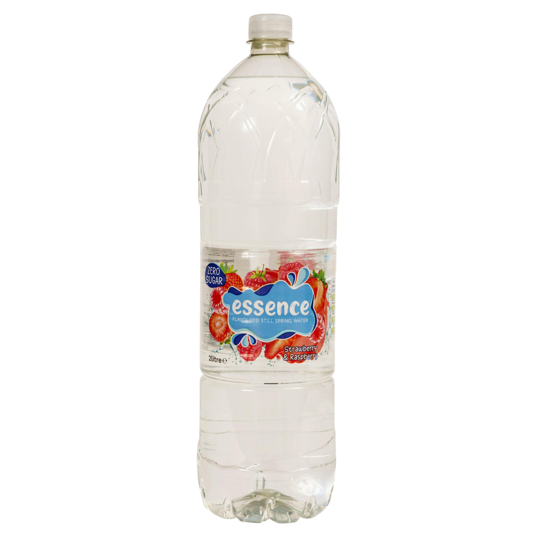 Essence Strawberry & Raspberry Flavoured Still Spring Water 2 Litre