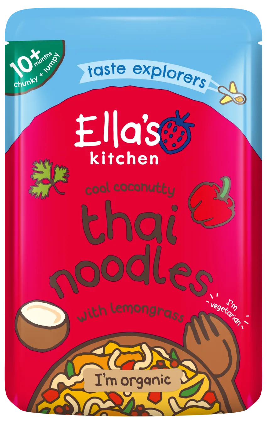 Ella's Kitchen Organic Full of Sunshine Thai Curry with Lots of Veg 10mth+ 190g