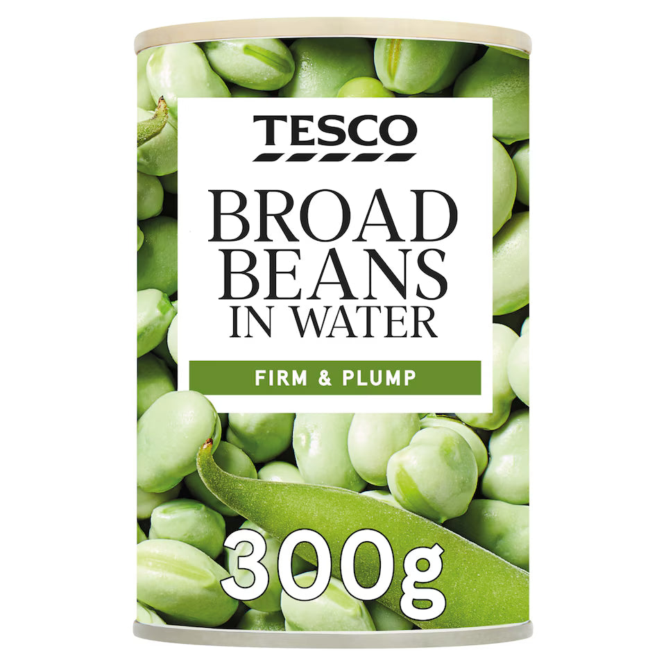 Tesco Broad Beans In Water, 300g