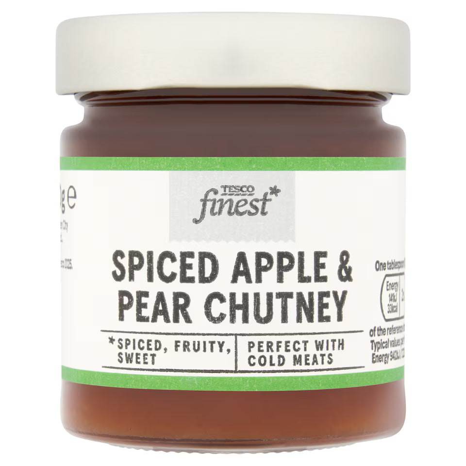 Tesco Finest Spiced Apple & Pear Chutney 220G