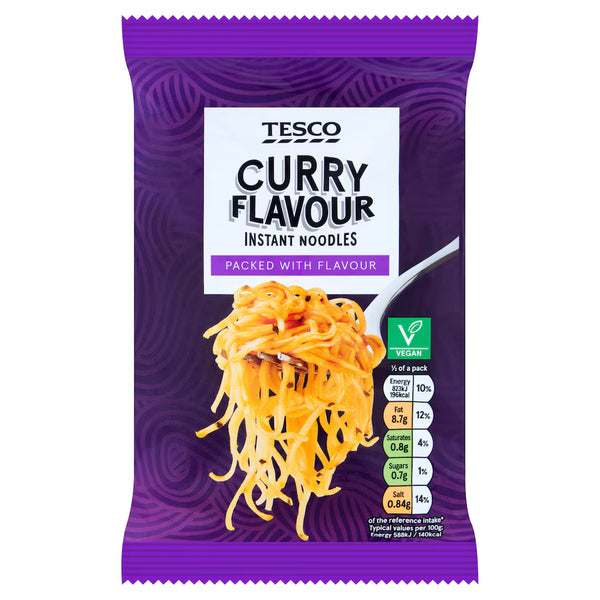Tesco Curry Flavour Instant Noodles, 85g