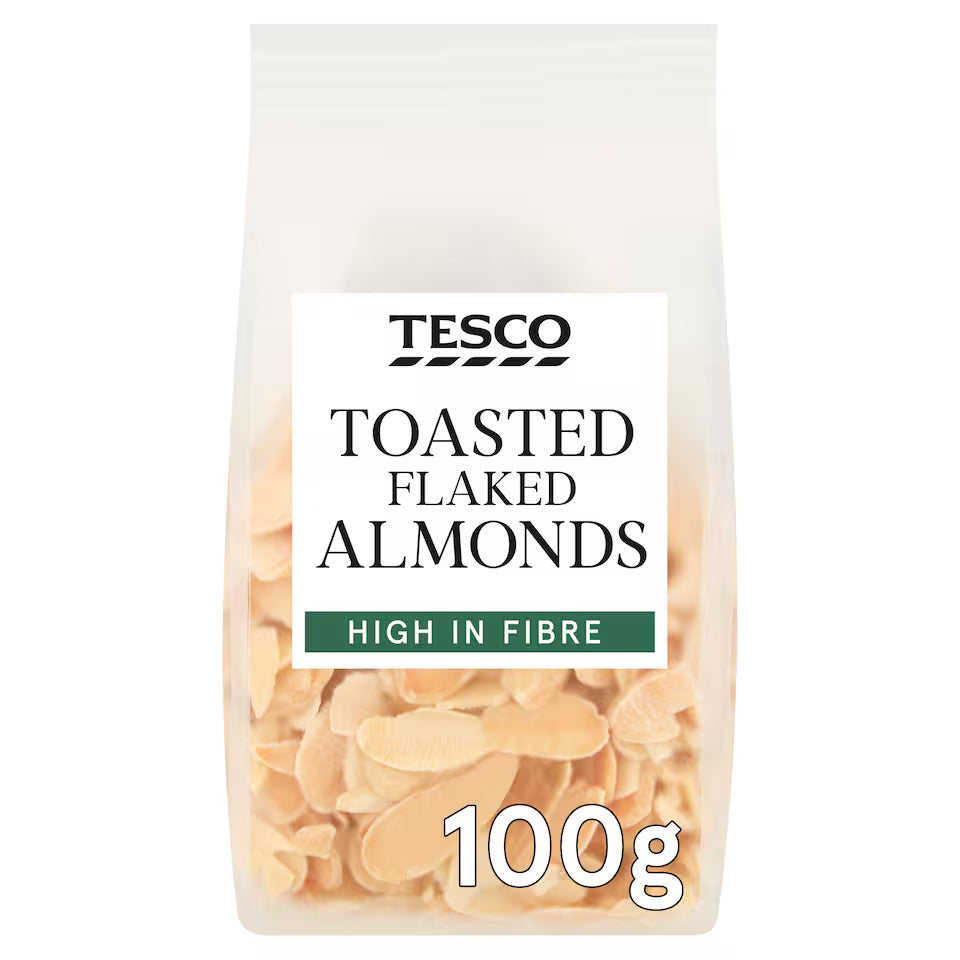 Tesco Toasted Flaked Almonds, 100g