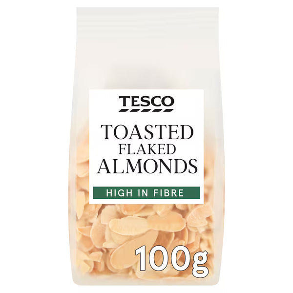 Tesco Toasted Flaked Almonds, 100g