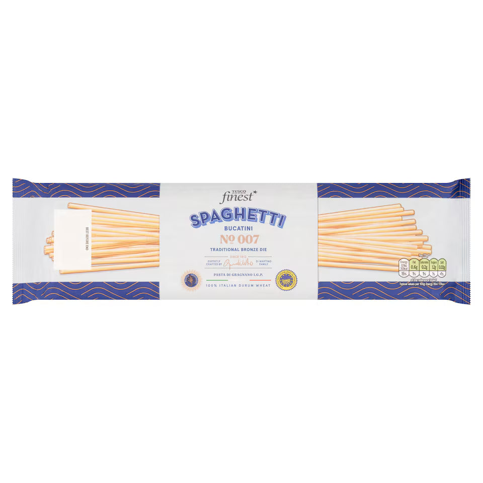 Tesco Finest Spaghetti Bucatini, 500g