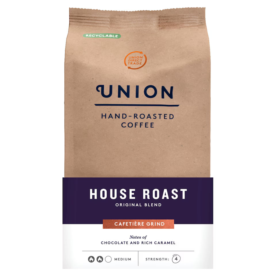 Union House Roast Cafetiere Grind Coffee, 200g