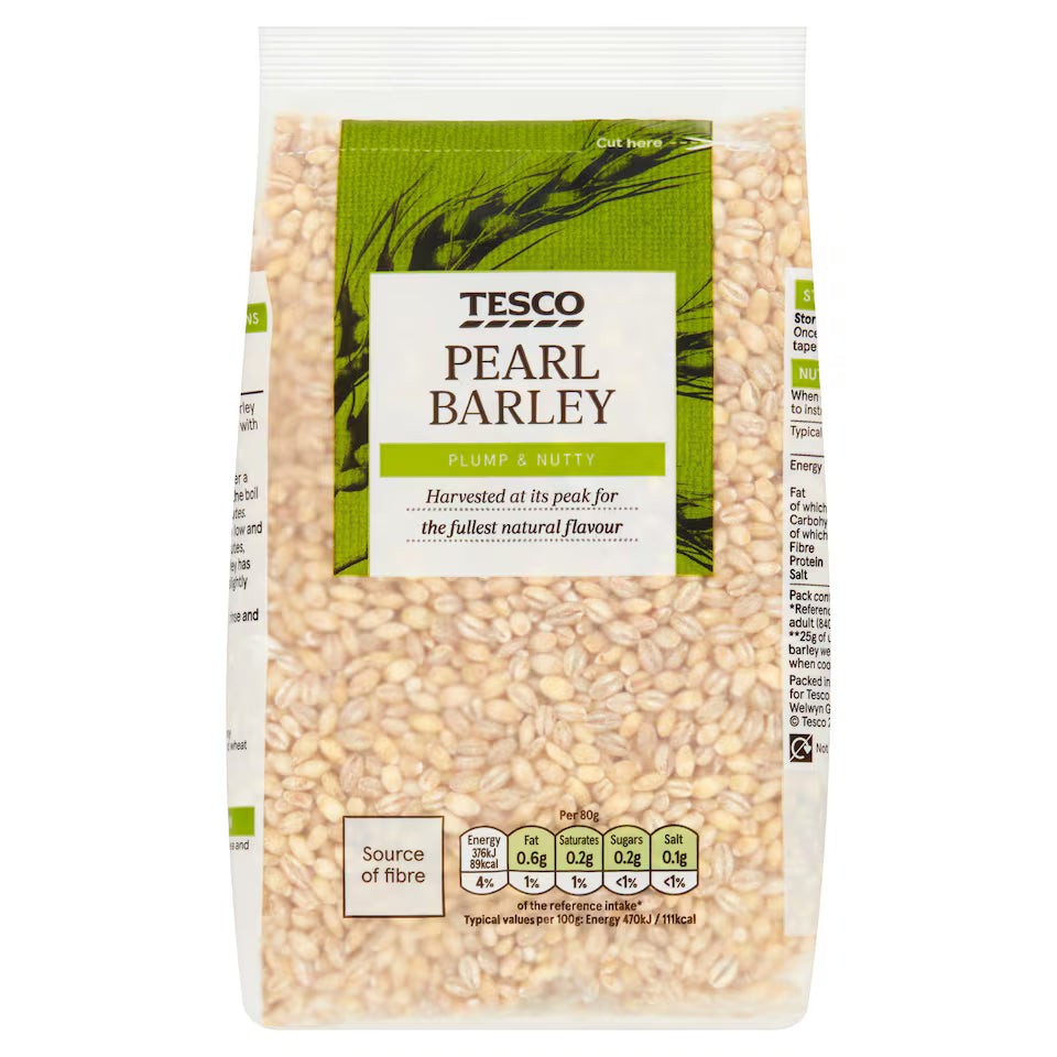 Tesco Pearl Barley, 500g