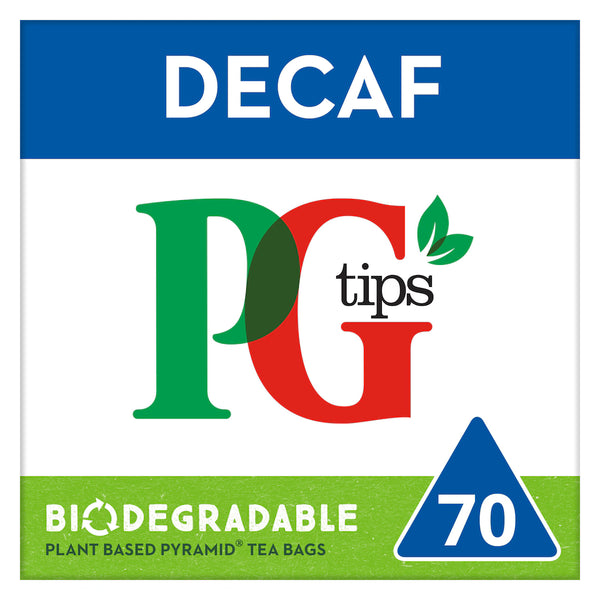 PG Tips Decaf Black Tea 70 Tea Bags, 203g
