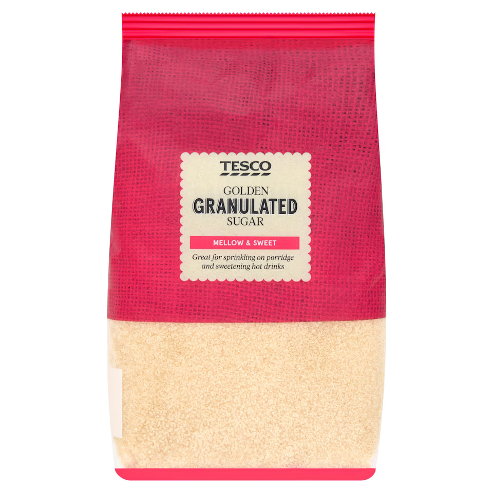Tesco Golden Granulated Sugar 1Kg