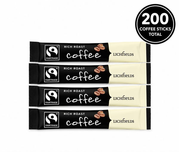 Lichfields Fairtrade Rich Roast Coffee Sticks (Pack of 200)