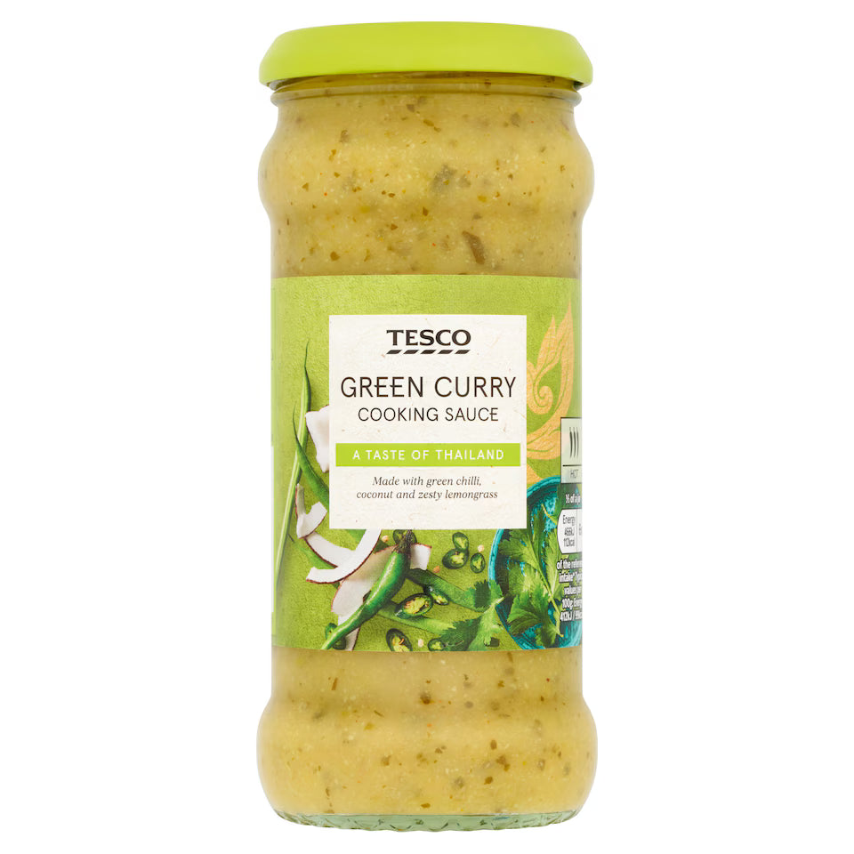 Tesco Green Thai Curry Cooking Sauce, 340g