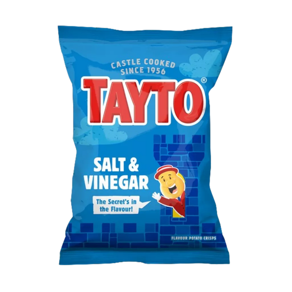 Tayto Salt & Vinegar Potato Crisps, 32.5g
