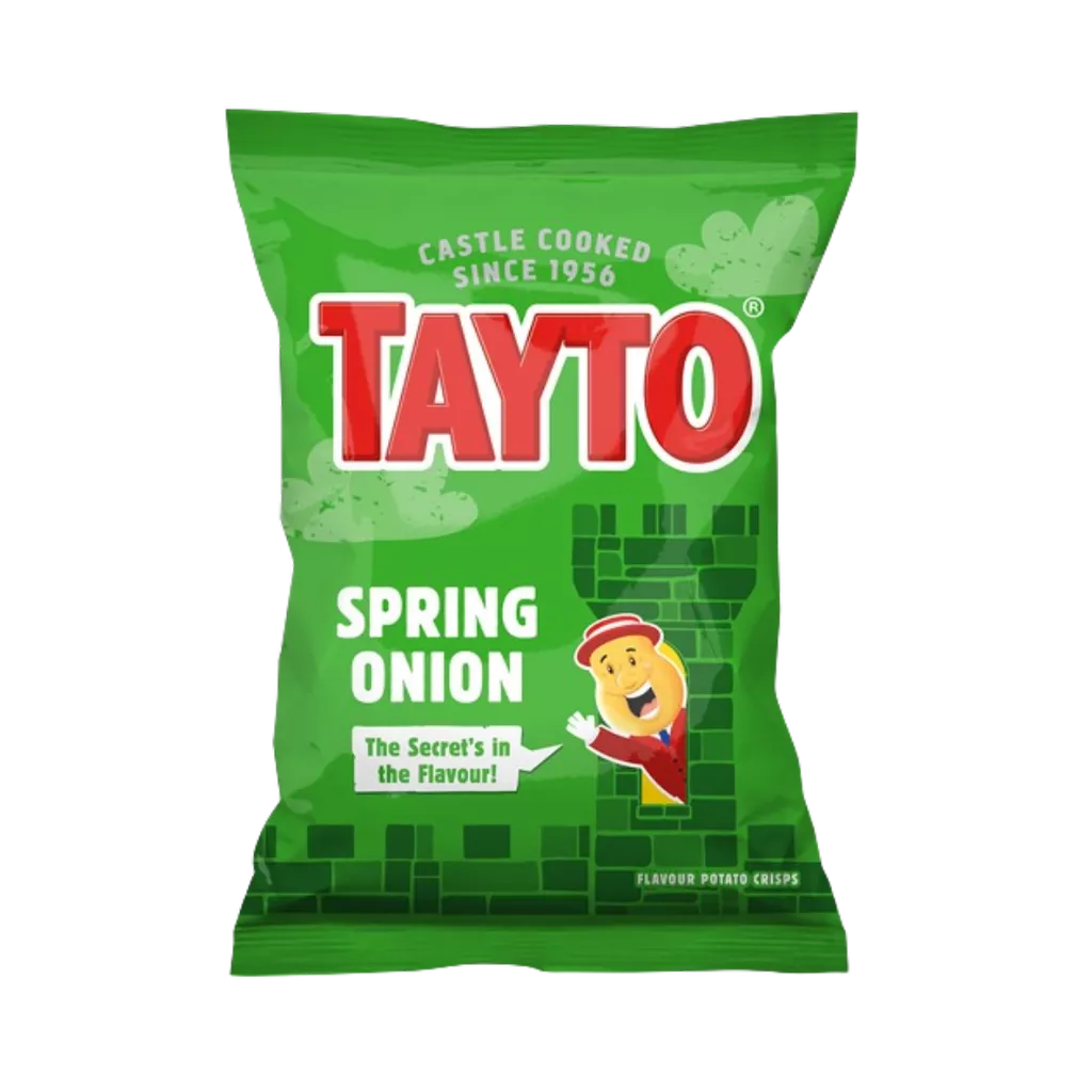 Tayto Spring Onion Crisps, 32.5g
