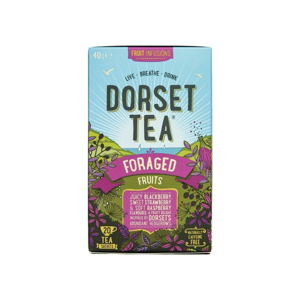 Dorset Tea Fruit Infusions Foraged Fruits - 20 Sachets 40g