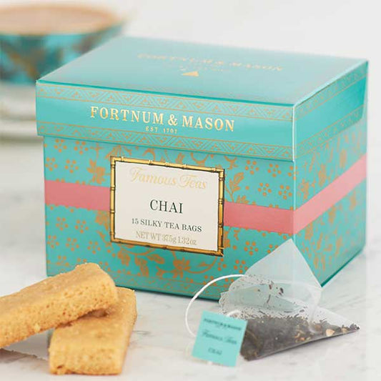 Fortnum & Mason Chai 15 Whole Leaf Silky Teabags