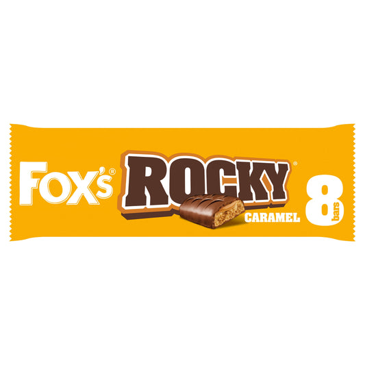 Fox's Rocky 8 Bars Caramel 169g