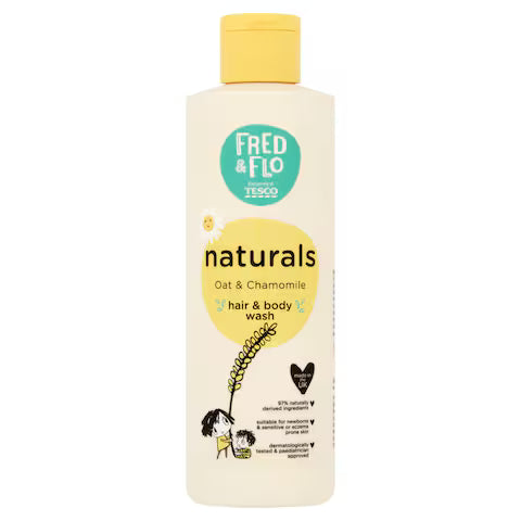 Fred & Flo Naturals Oat & Chamomile Hair & Body Wash 250ml