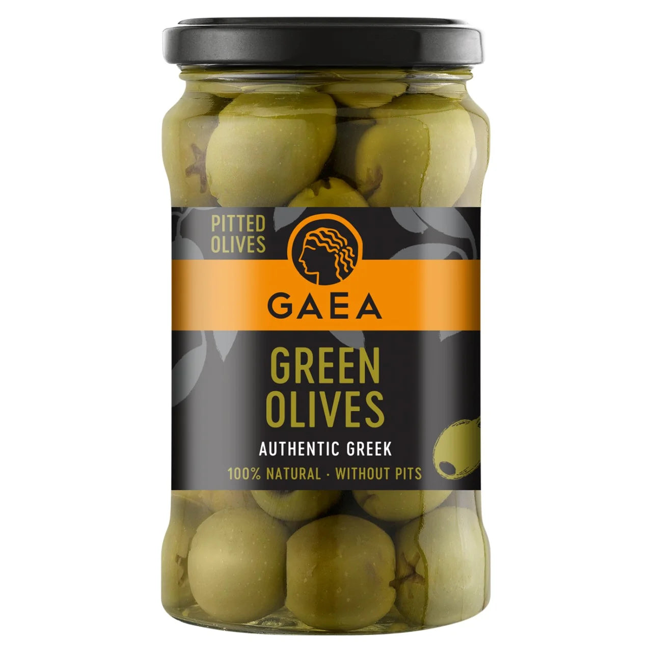 Gaea Organic Green Olives 290g