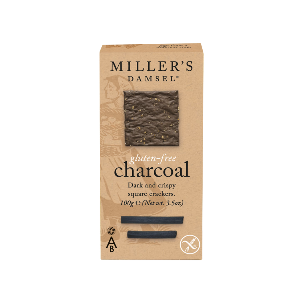 Artisan Biscuits Miller's Damsel Gluten Free Charcoal Wafers 110g