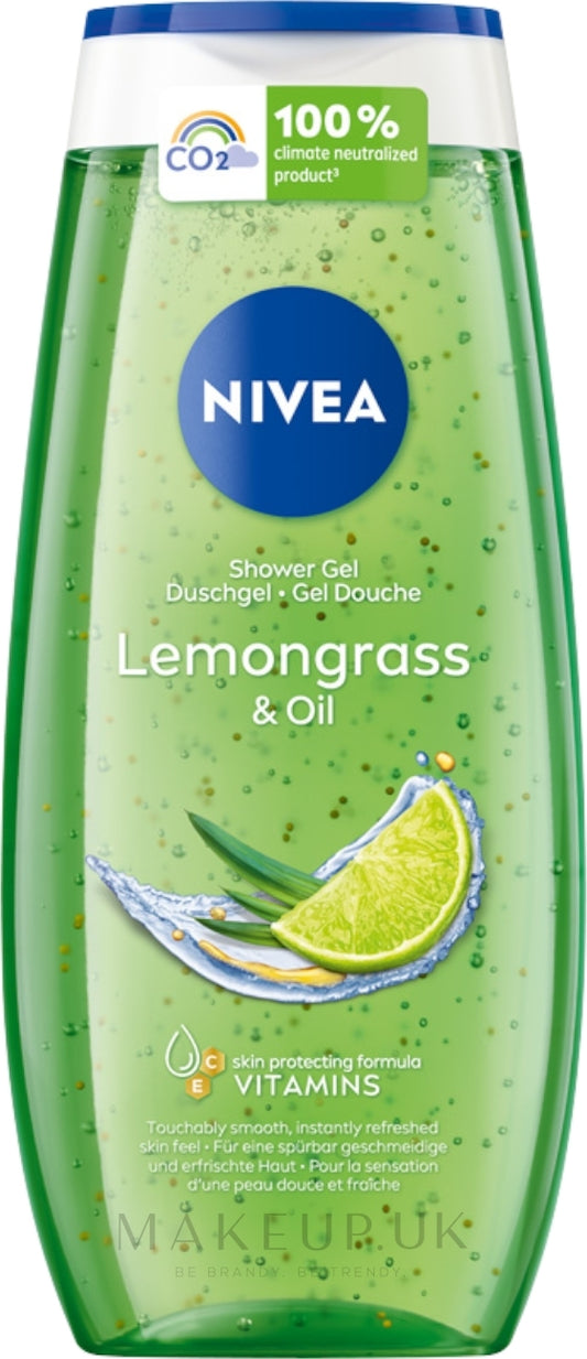 Nivea Shower Care Gel Lemongrass & Oil, 250ml