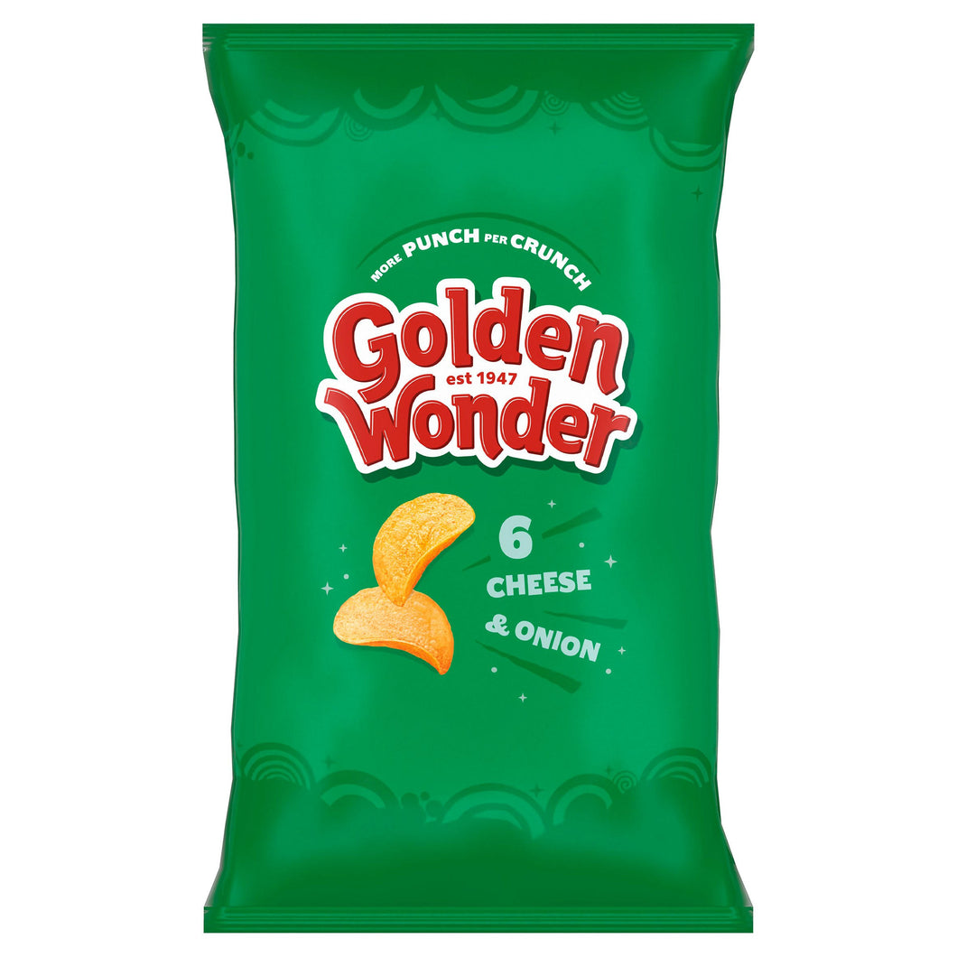 Golden Wonder Cheese & Onion 6 x 25g