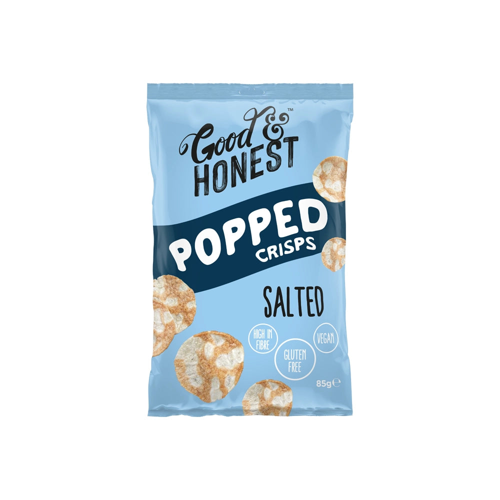Good & Honest Popped Crisps - Salted 85g