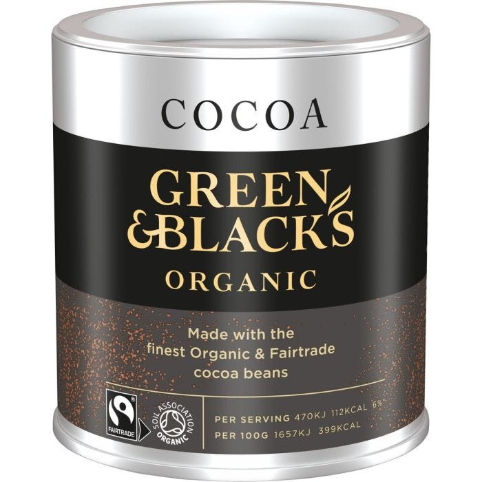 Green & Black's Fairtrade Organic Cocoa 125g