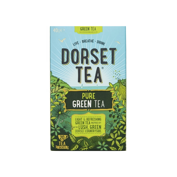 Dorset Tea Pure Green Tea - 20 Sachets 40g