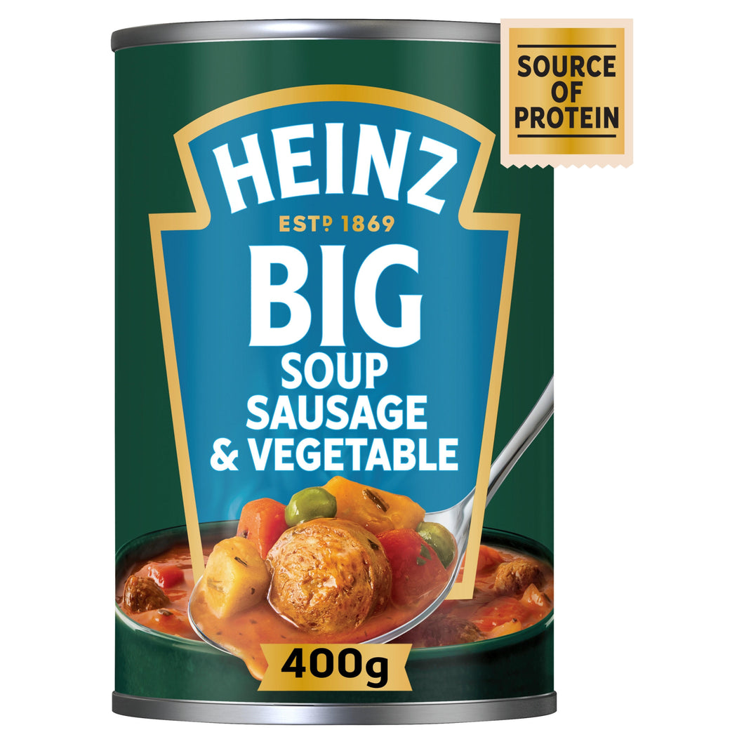 Heinz BIG SOUP Chunky Sausage & Vegetable 400g