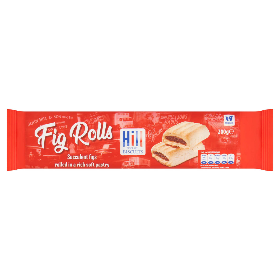 Hill Biscuits Fig Rolls 200g