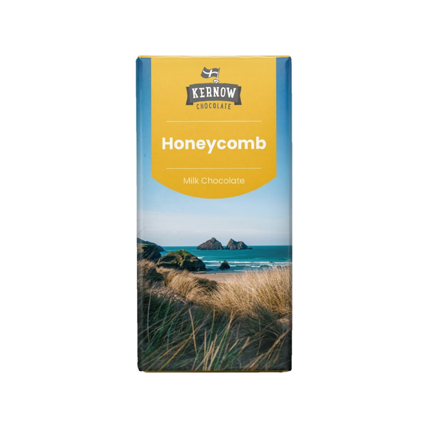 Kernow Chocolate Honeycomb Milk Chocolate Bar 95g
