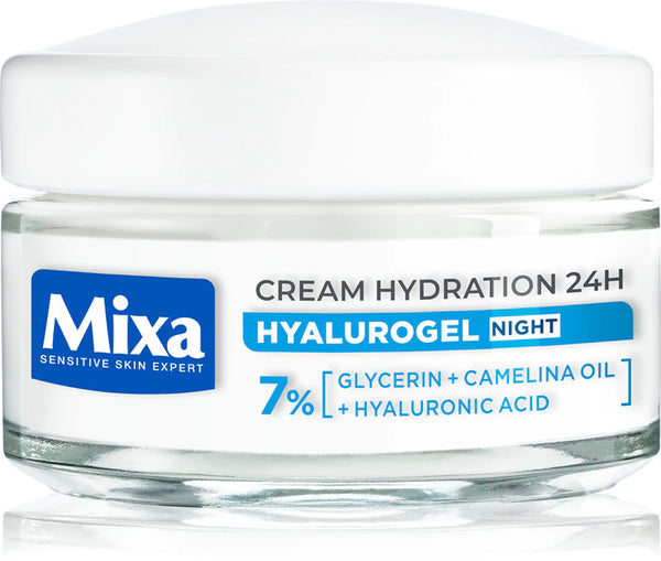 Mixa moisturising face cream night, 50ml