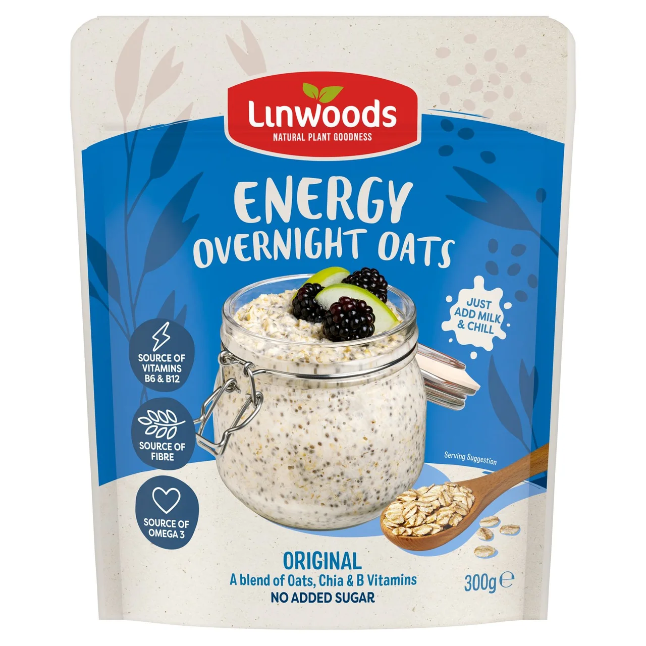 Linwoods Overnight Oats Original Energy 300g