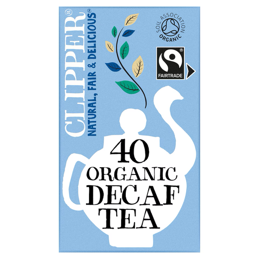 Clipper Fairtrade Organic Decaf Tea 40 Pack