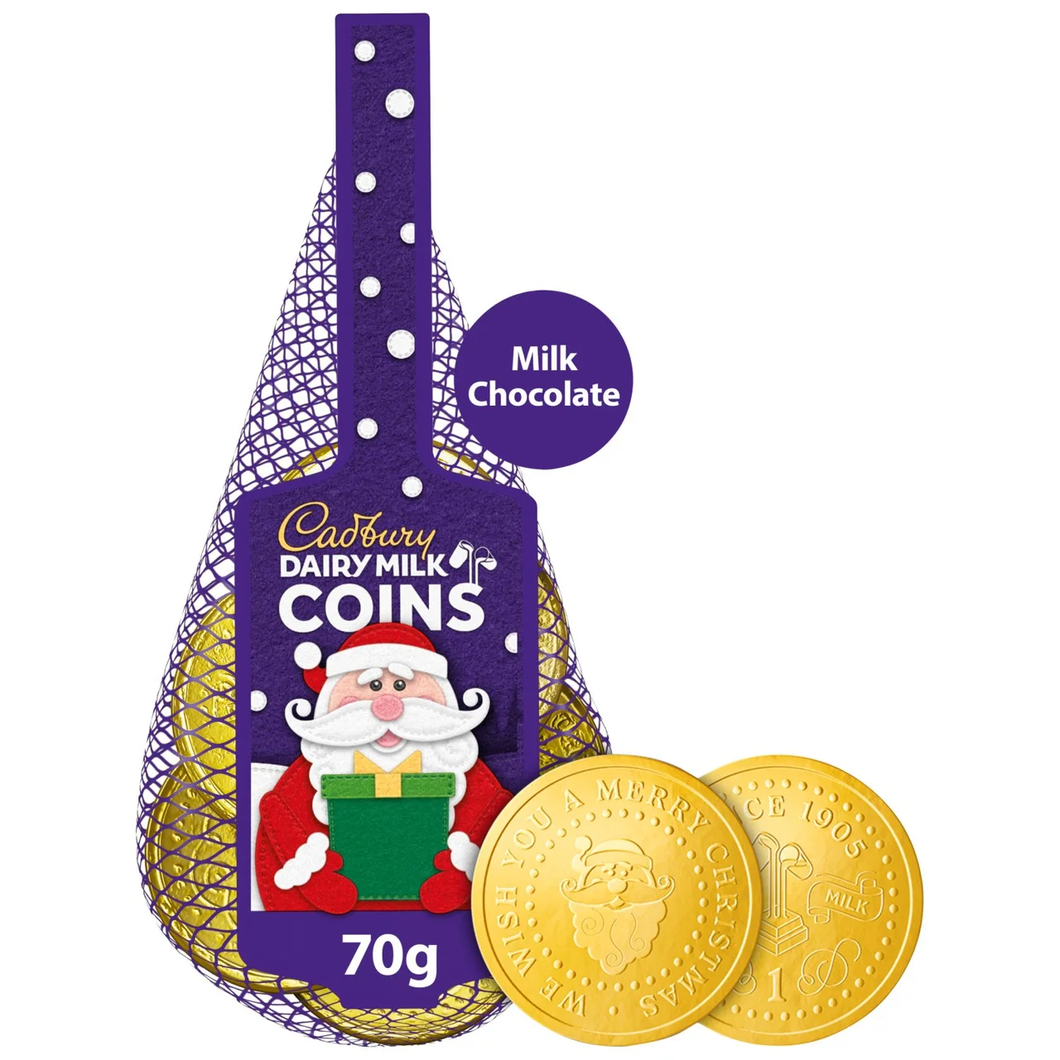 Cadbury Dairy Milk Chocolate Coins Net 70g