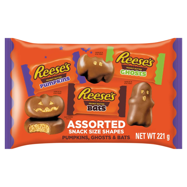Reese's Assorted Halloween Pumpkins, Ghosts & Bats 221g