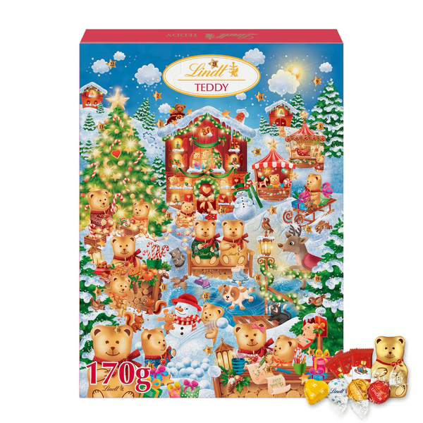 Lindt Teddy Winter Wonderland Chocolate Advent Calendar 170g