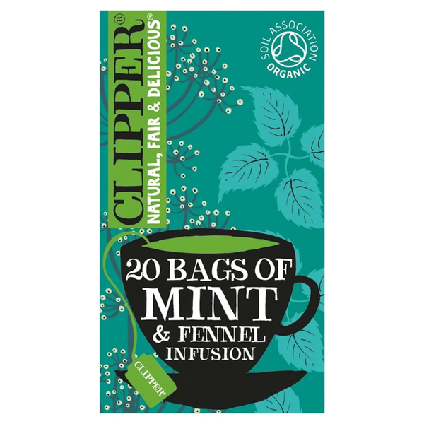 Clipper After Dinner Mints Organic Double Mint & Fennel Infusion 20 Tea Bags