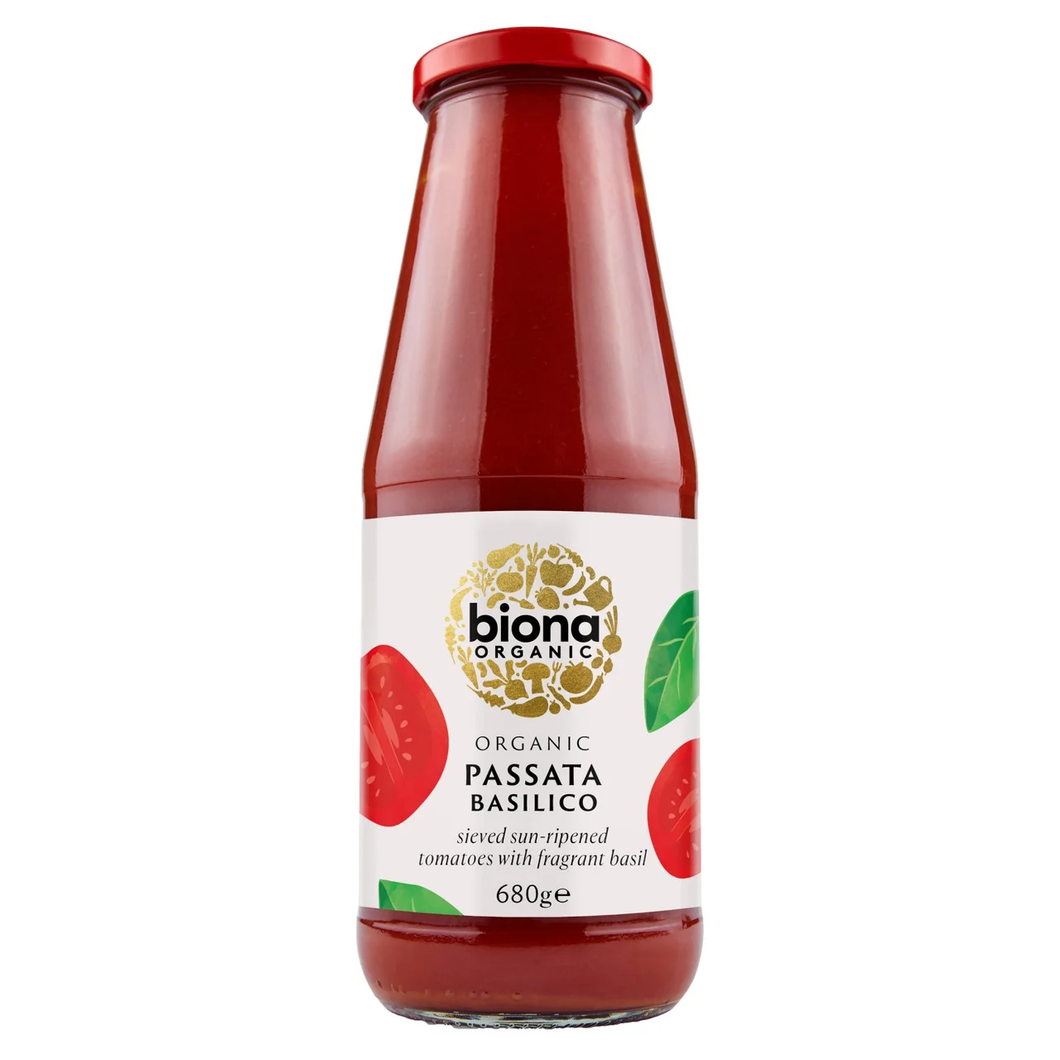 Biona Organic Passata with Basil 680g